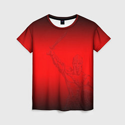 Женская футболка Спартак Гладиатор Red Theme