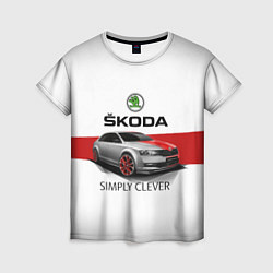 Женская футболка Skoda Rapid Sport