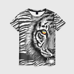 Женская футболка Голова тигра 22
