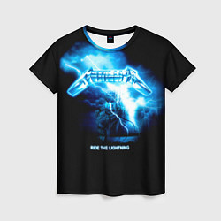 Женская футболка Ride the Lightning Metallica