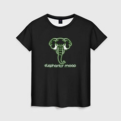 Женская футболка Elephants mood