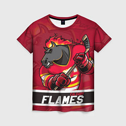 Женская футболка Калгари Флэймз, Calgary Flames