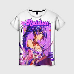 Женская футболка Shogun raiden на обложке журнала