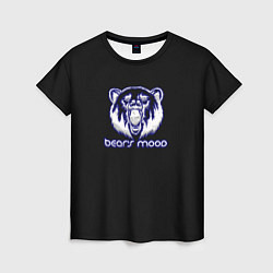 Футболка женская Bears mood, цвет: 3D-принт
