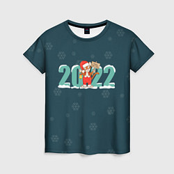 Женская футболка Новый год 2022 Год тигра