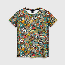 Футболка женская СПОРТ Athlete, цвет: 3D-принт