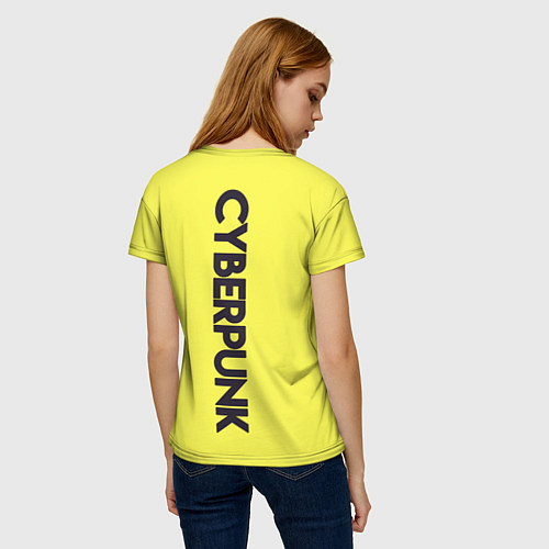 Женская футболка Cyberpunk Панк / 3D-принт – фото 4