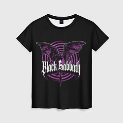 Женская футболка Black Sabbat Bat