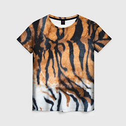 Женская футболка Шкура тигра Новый год 2022