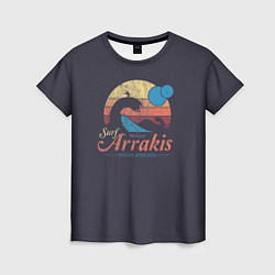 Женская футболка Арракис Дюна Vintage theme