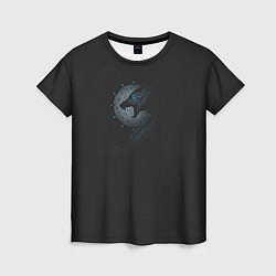 Женская футболка Волчьи руны