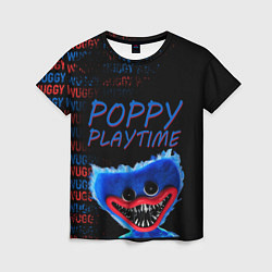 Футболка женская Хагги ВАГГИ Poppy Playtime, цвет: 3D-принт