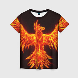 Женская футболка ОГНЕННЫЙ ФЕНИКС FIRE PHOENIX