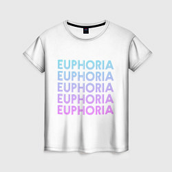 Футболка женская Эйфория Euphoria, цвет: 3D-принт