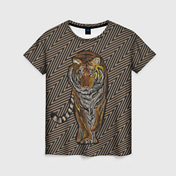 Женская футболка Благородный тигр