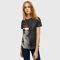 Футболка женская Санта Сальвадор Дали, цвет: 3D-принт — фото 2