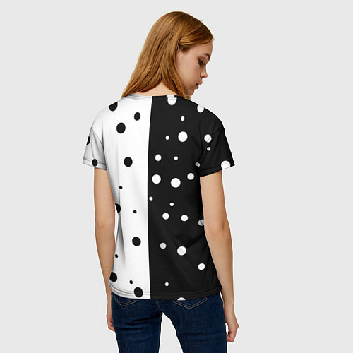 Женская футболка ТИГРЁНОК НУ ТИПА МЯУ / 3D-принт – фото 4