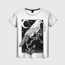 Женская футболка Оккультный Ворон
