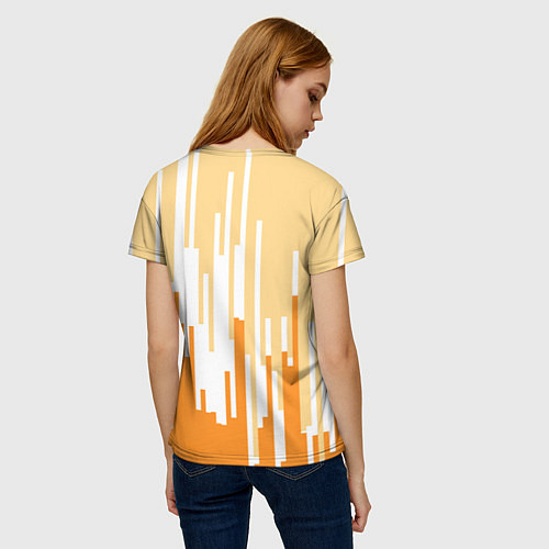 Женская футболка Сердечко-колечко / 3D-принт – фото 4