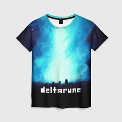 Женская футболка DELTARUNE ГЕРОИ ИГРЫ