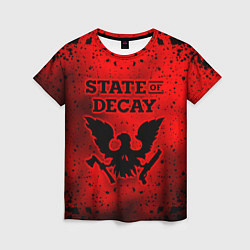 Женская футболка State of Decay Зомби Апокалипсис