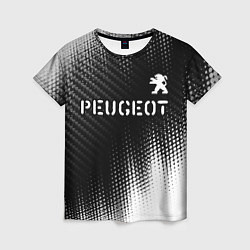 Женская футболка PEUGEOT Peugeot Абстракция