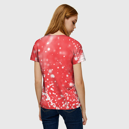 Женская футболка DELTARUNE Частицы / 3D-принт – фото 4