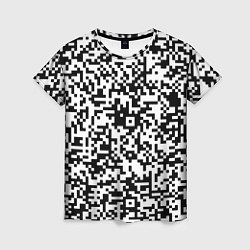 Женская футболка Стиль QR код