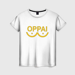 Женская футболка OPPAI LOGO ONE-PUNCH MAN