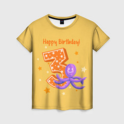 Женская футболка Третий день рождения