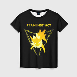 Женская футболка Team Instinct - Pokemon GO