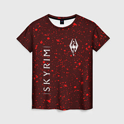 Женская футболка SKYRIM - Краски
