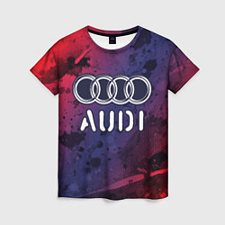Женская футболка AUDI Audi Краски