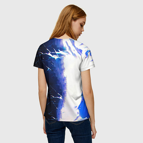 Женская футболка Эрен Йегер под деревом пути Атака титанов / 3D-принт – фото 4