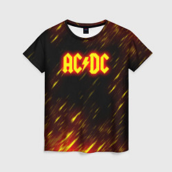 Женская футболка ACDC Neon