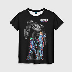 Женская футболка Metroid Dread - Самус Аран