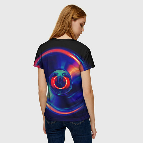 Женская футболка Сверхновая сингулярность / 3D-принт – фото 4