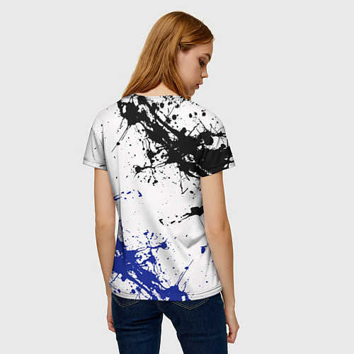 Женская футболка BENDY AND THE INK MACHINE POPPY PLAYTIME / 3D-принт – фото 4