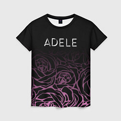 Футболка женская Adele Розы, цвет: 3D-принт