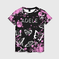 Женская футболка Adele - Бабочки