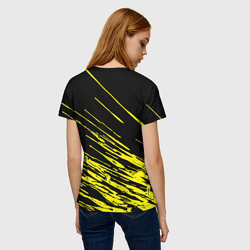 Женская футболка Кобра Кай логотип / 3D-принт – фото 4