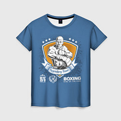 Женская футболка Боксёр Boxing