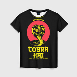 Женская футболка Cobra Kai California