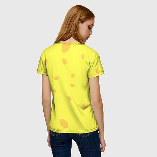 Женская футболка Спанч боб пара / 3D-принт – фото 4