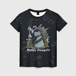 Женская футболка Counter-Strike Боевой пингвин