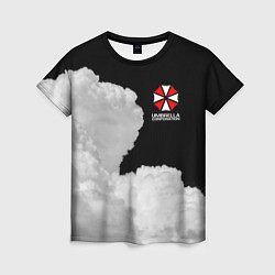 Женская футболка Umbrella Corporation Облока
