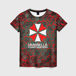 Женская футболка Umbrella Corporation соты