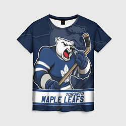 Женская футболка Торонто Мейпл Лифс, Toronto Maple Leafs Маскот