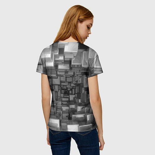 Женская футболка Minecraft, pattern 2066 / 3D-принт – фото 4