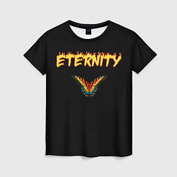 Женская футболка Eternity бабочка